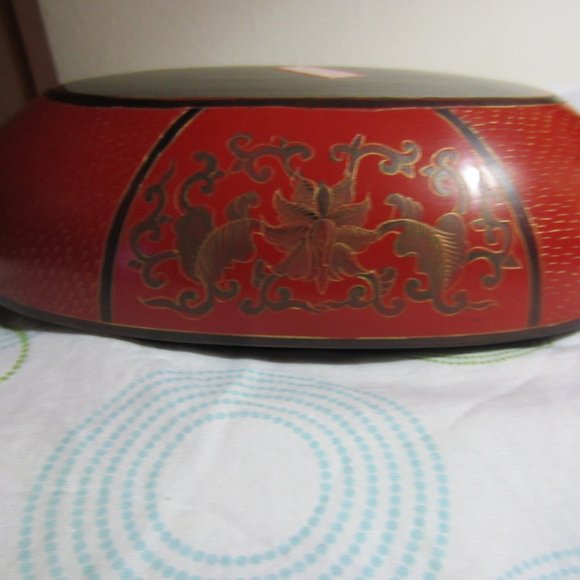 LARGE-2 PIECE, HAND PAINTED & CARVED, BIRD FROM PEOPLES REPUBLIC OF CHINA DECOR - Picture 15 of 16